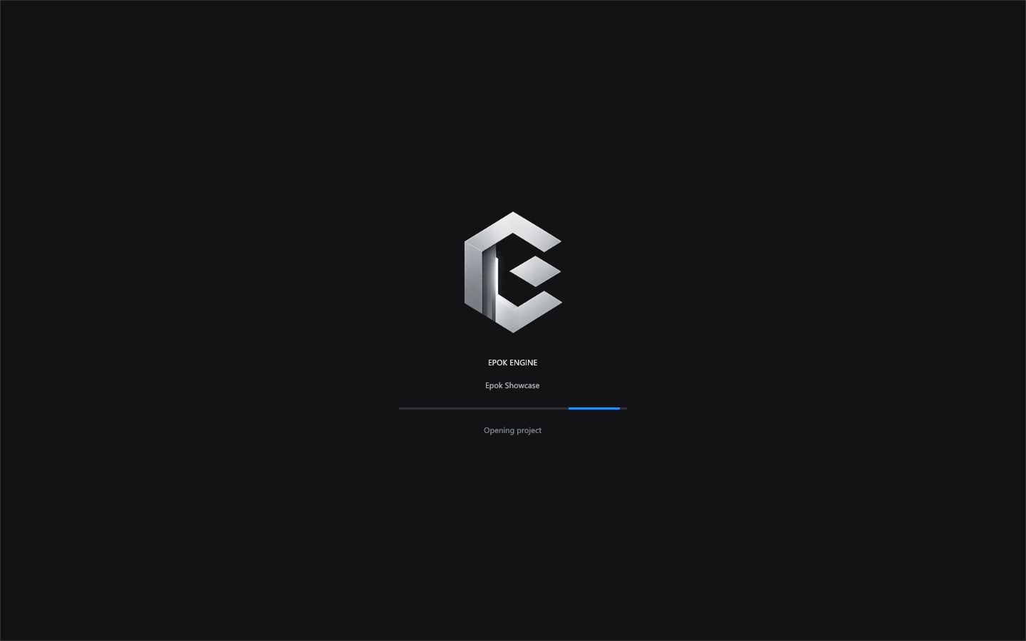 Project loading splash